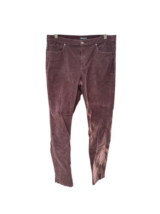 Toad & Co Cropped Corduroy Pants in Brown