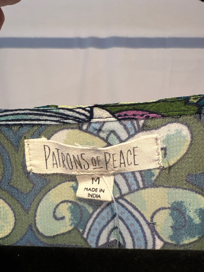 Patrons of Peace Sheer Cropped Shirt