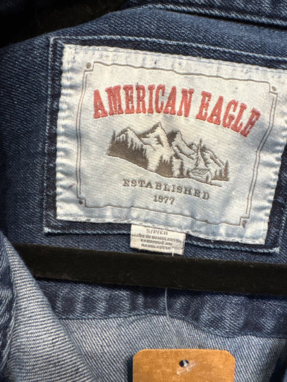 American Eagle Denim Button Up