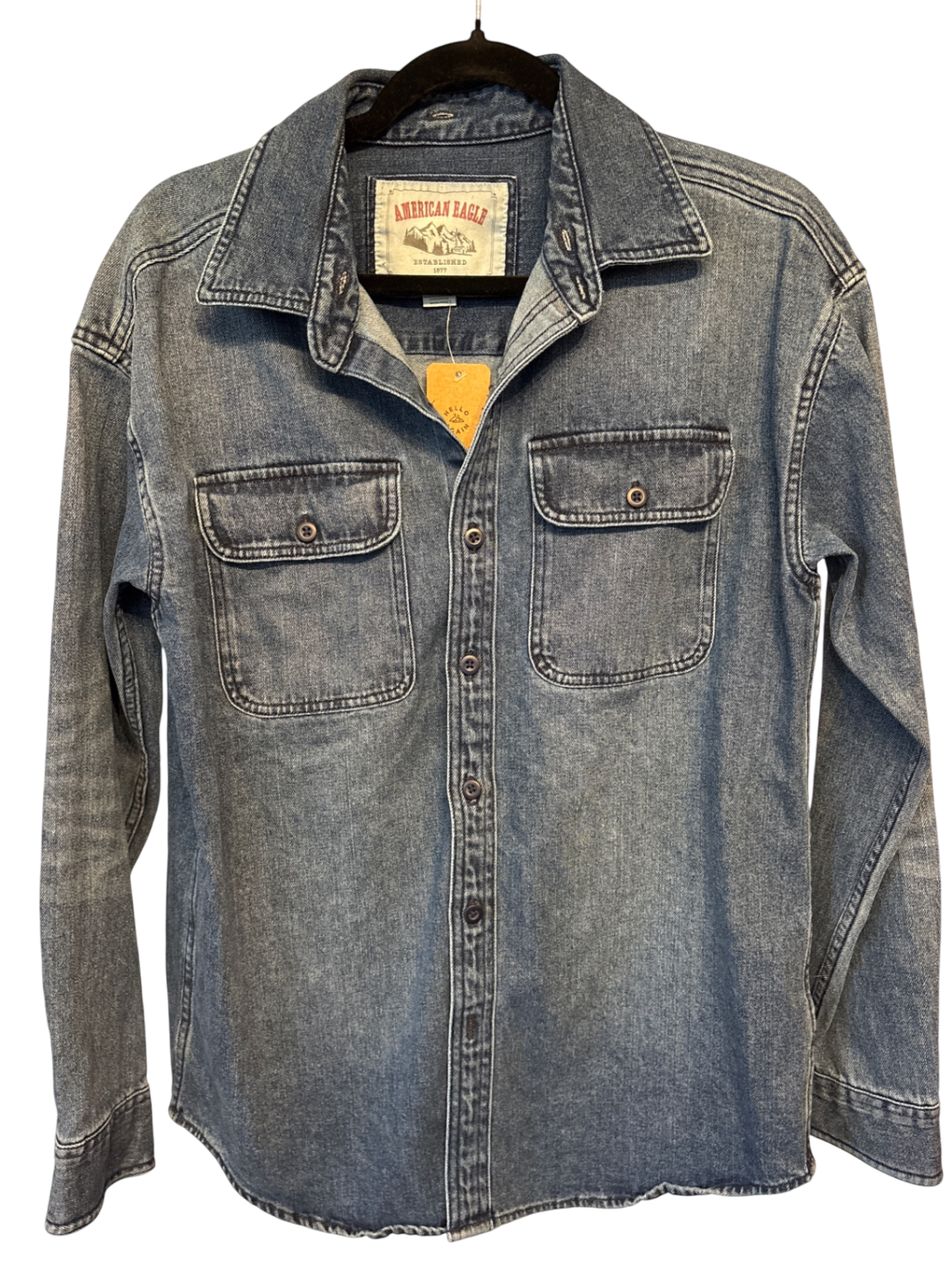 American Eagle Denim Button Up