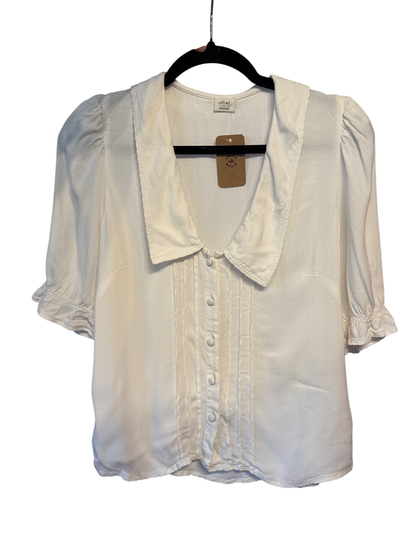 Wilfred Pintuck Blouse in White