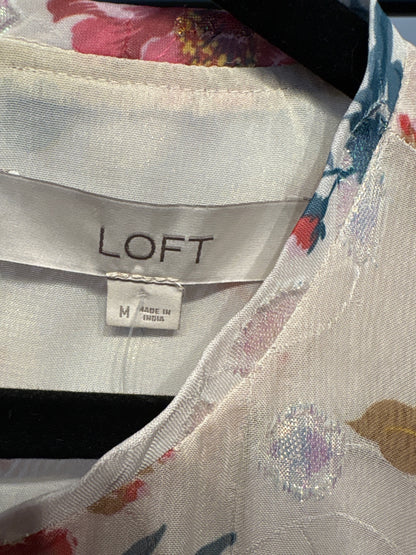 Loft Shimmer and Floral Long Sleeve