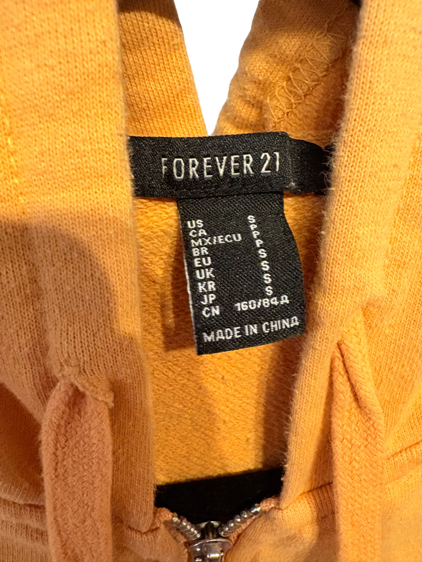 Upcycled by Hello Again - Cropped Yellow Sweatshirt