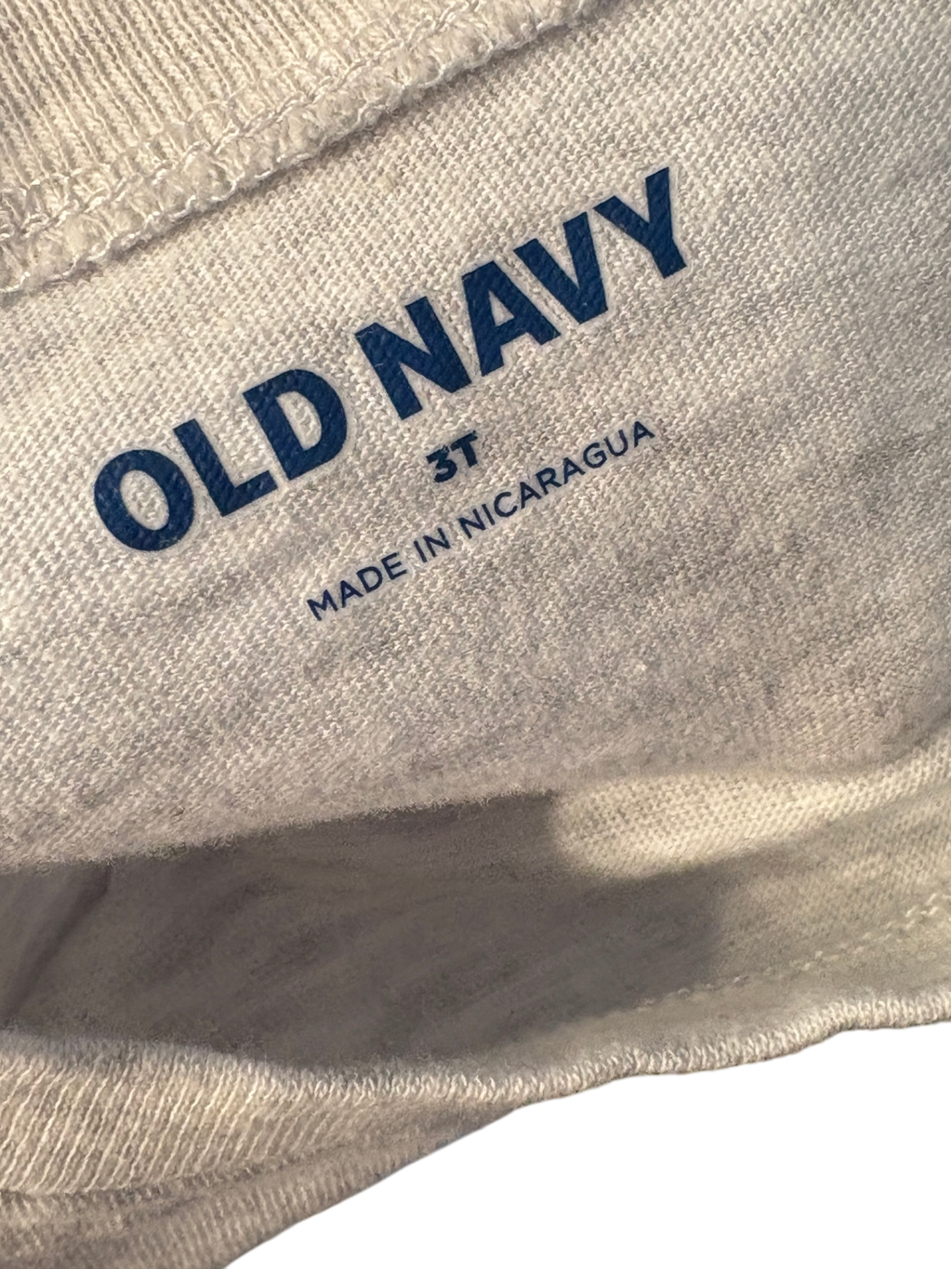 Upcycled by Hello Again - Kids Grey Long Sleeve Pink Letters