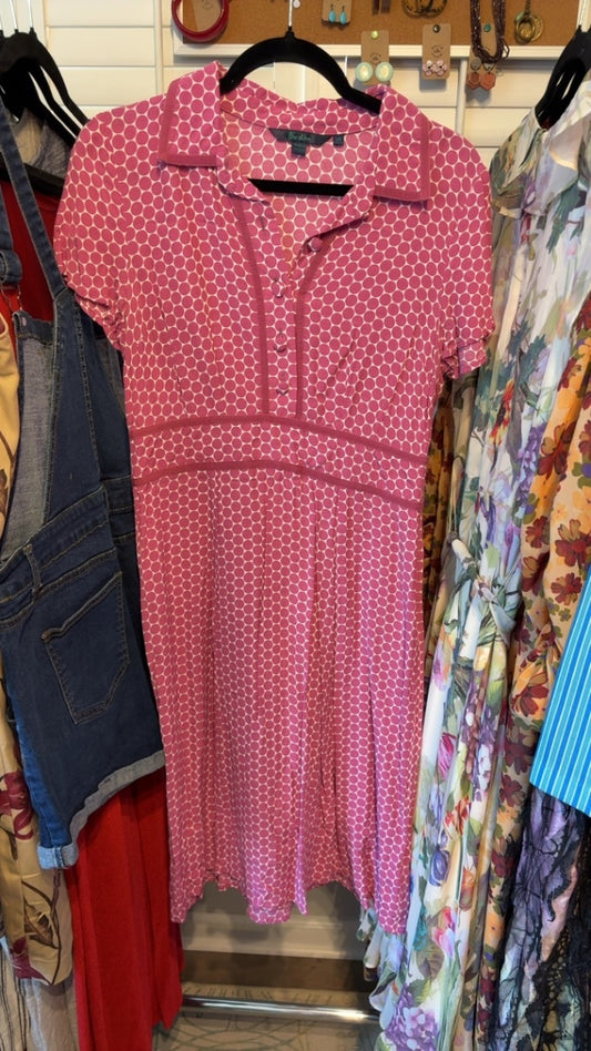 Boden Retro Dot Dress
