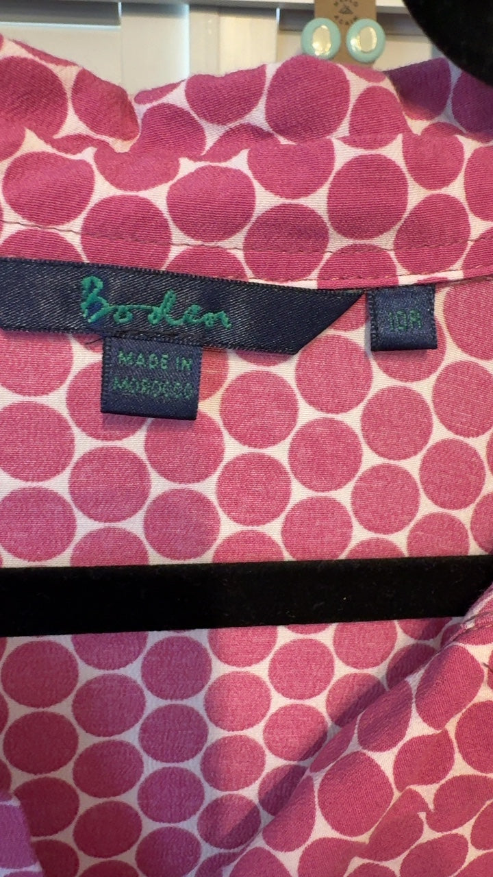 Boden Retro Dot Dress