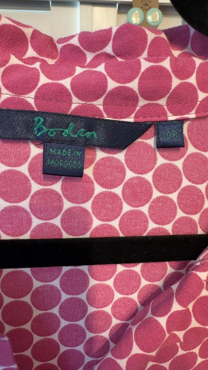 Boden Retro Dot Dress