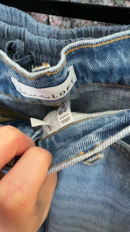 LOFT Barrel Jeans / Size: Fits like L / As Is