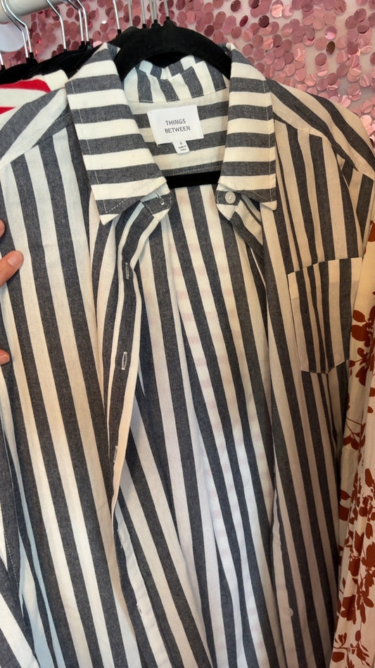 Things Between Striped Dress / Size: S