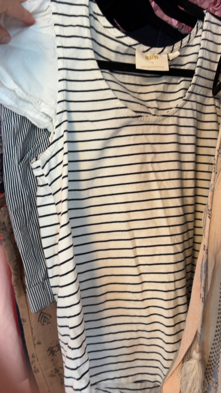 Maeve for Anthro Striped Shirt / Size: S