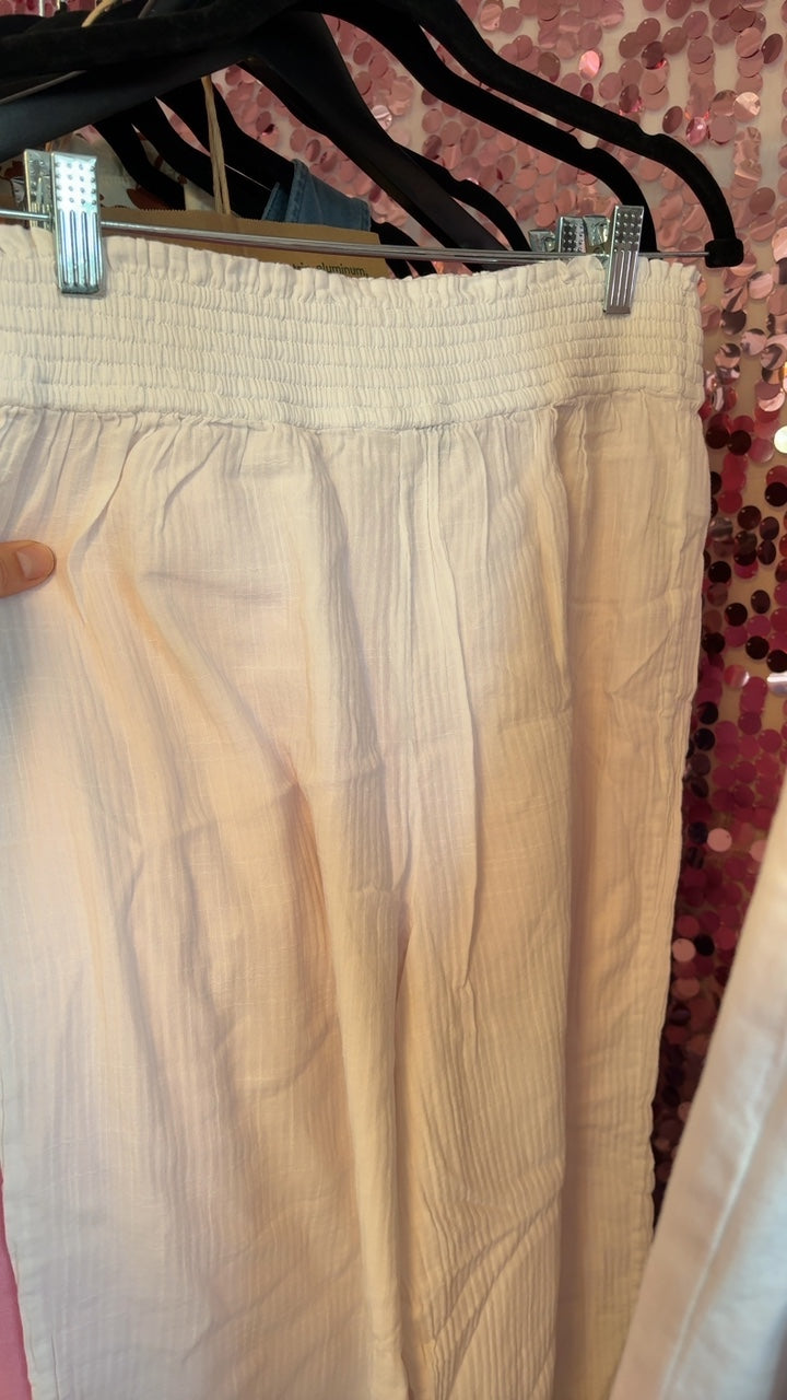J. Crew Pull On Cotton Pants / Size: M
