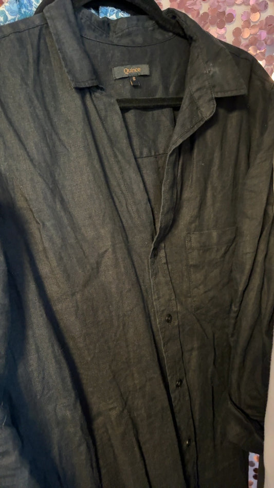 Quince Linen Dress / Size: S