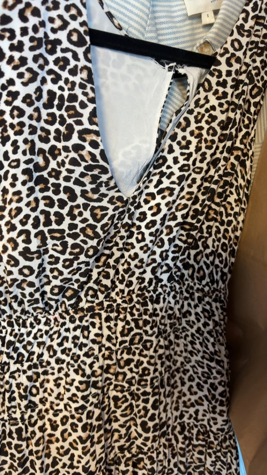 J. Crew Leopard Midi Dress / Size: XS