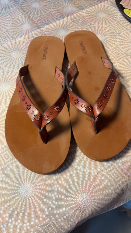 Faux Leather Sandals