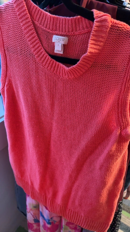 J. Crew Sleeveless Knitted Shirt / Size: S