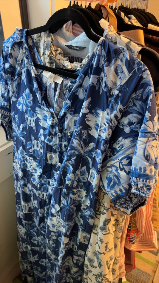 LOFT Tropical Dress / Size: XL