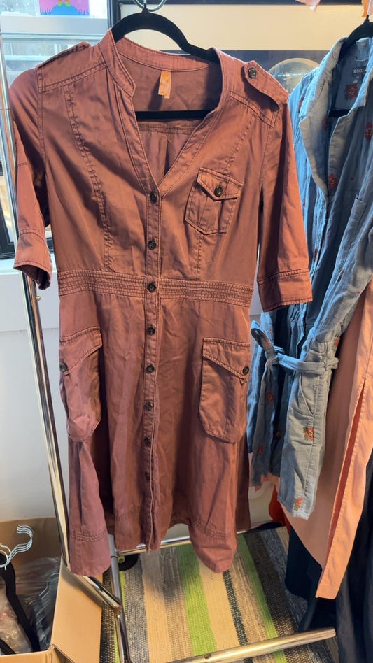 Maeve for Anthro Chino Dress AS IS / Size: 8/M