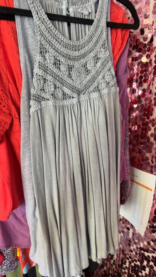 POL Crochet Tank / Size: M