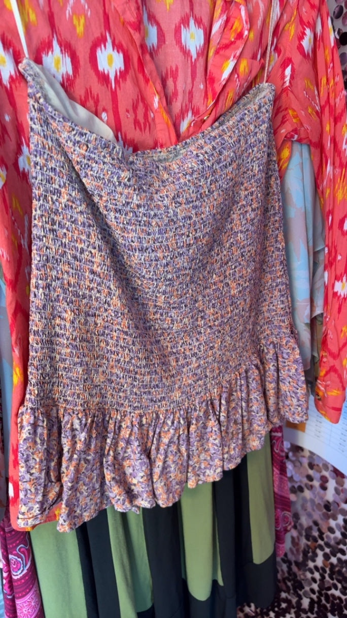 Japna Strapless Tank Top / Size: M