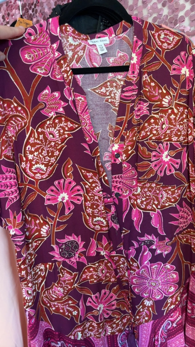 Tribal Jeans Dress / Size: M