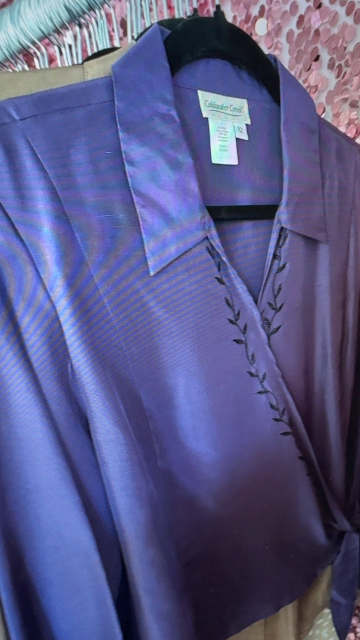 Coldwater Creek Wrap Top / Size: 12/L