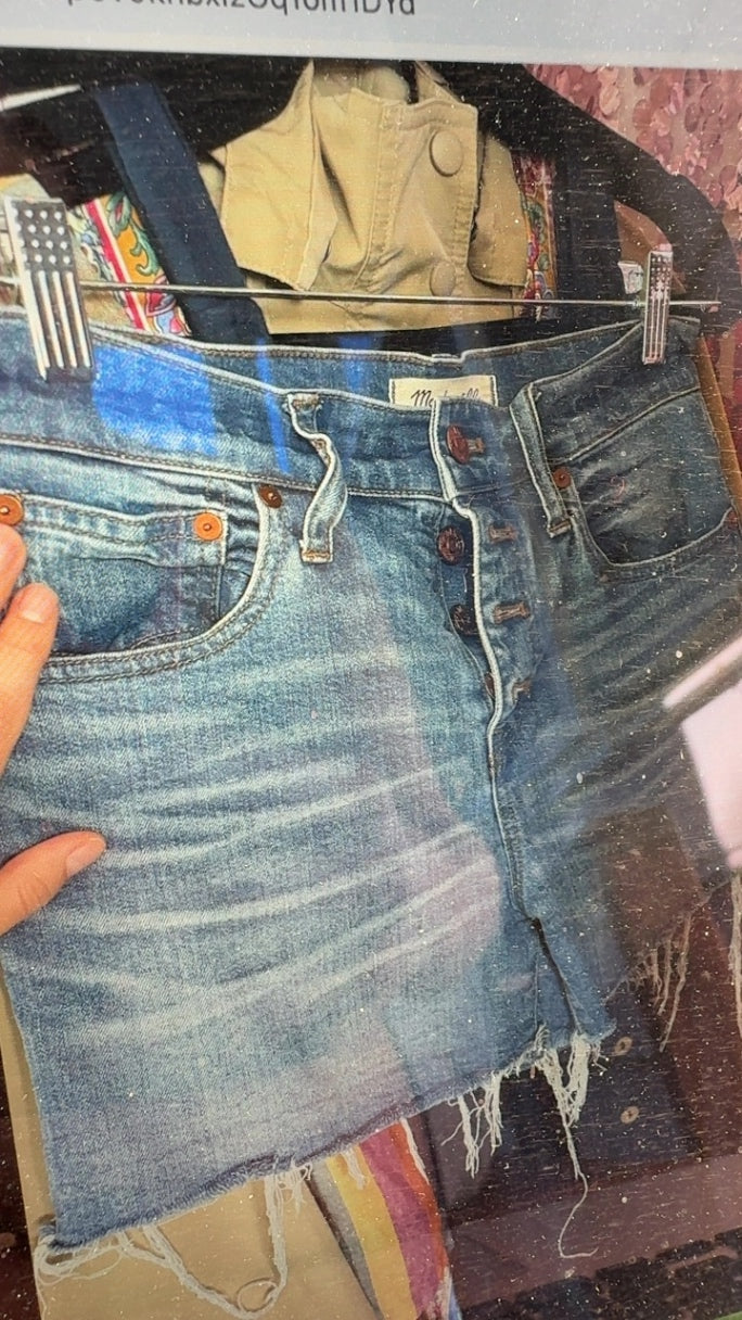 Madewell High Rise Denim Shorts / Size: 25/0/XS