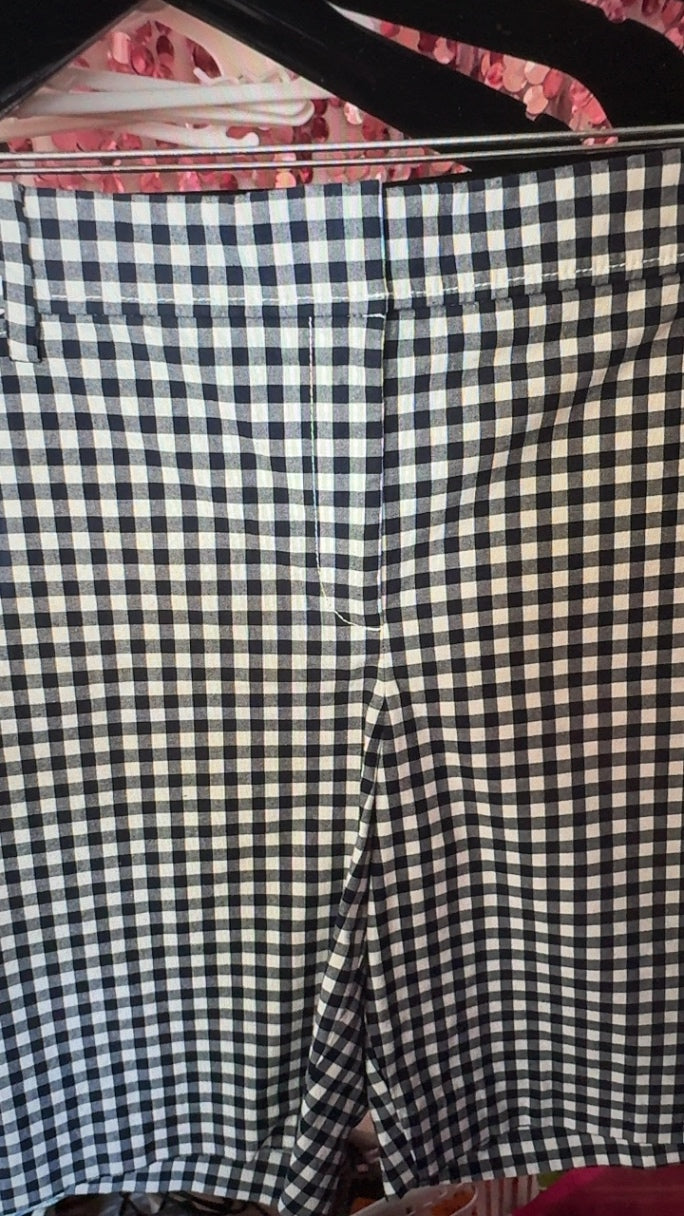 Talbots Gingham Bermuda Shorts / Size: 16/XL