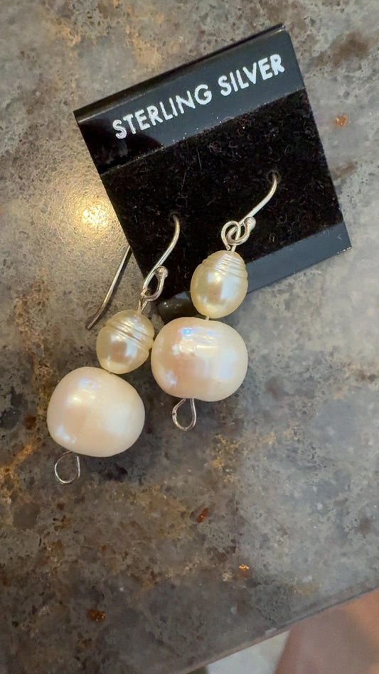 Fresh Water Pearl Earrings