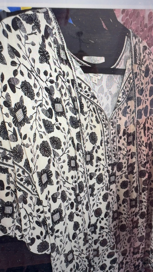 Max Studio Dress - Black and White / Size: S