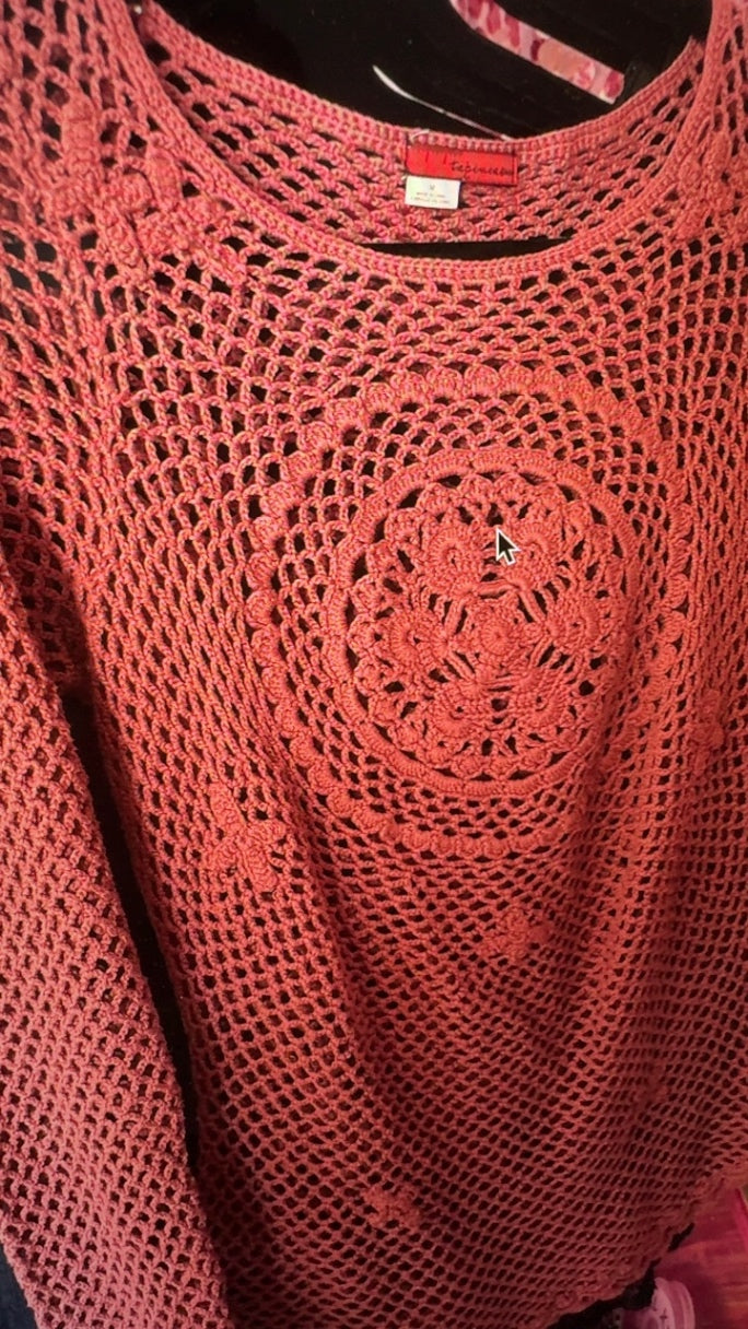 Tapemeasure Crochet Shirt / Size: M