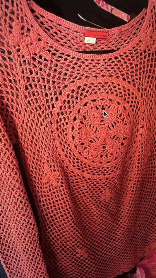 Tapemeasure Crochet Shirt / Size: M
