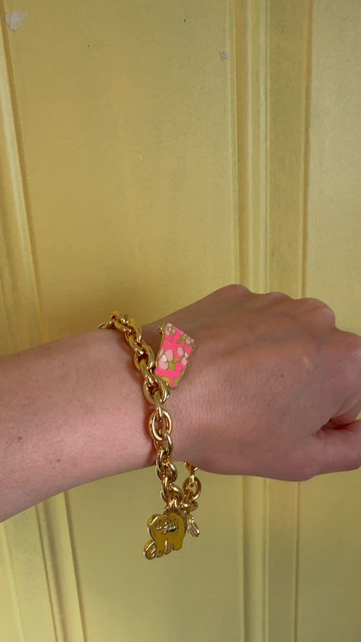 Lilly Pulitzer Oh Shift Charm Bracelet