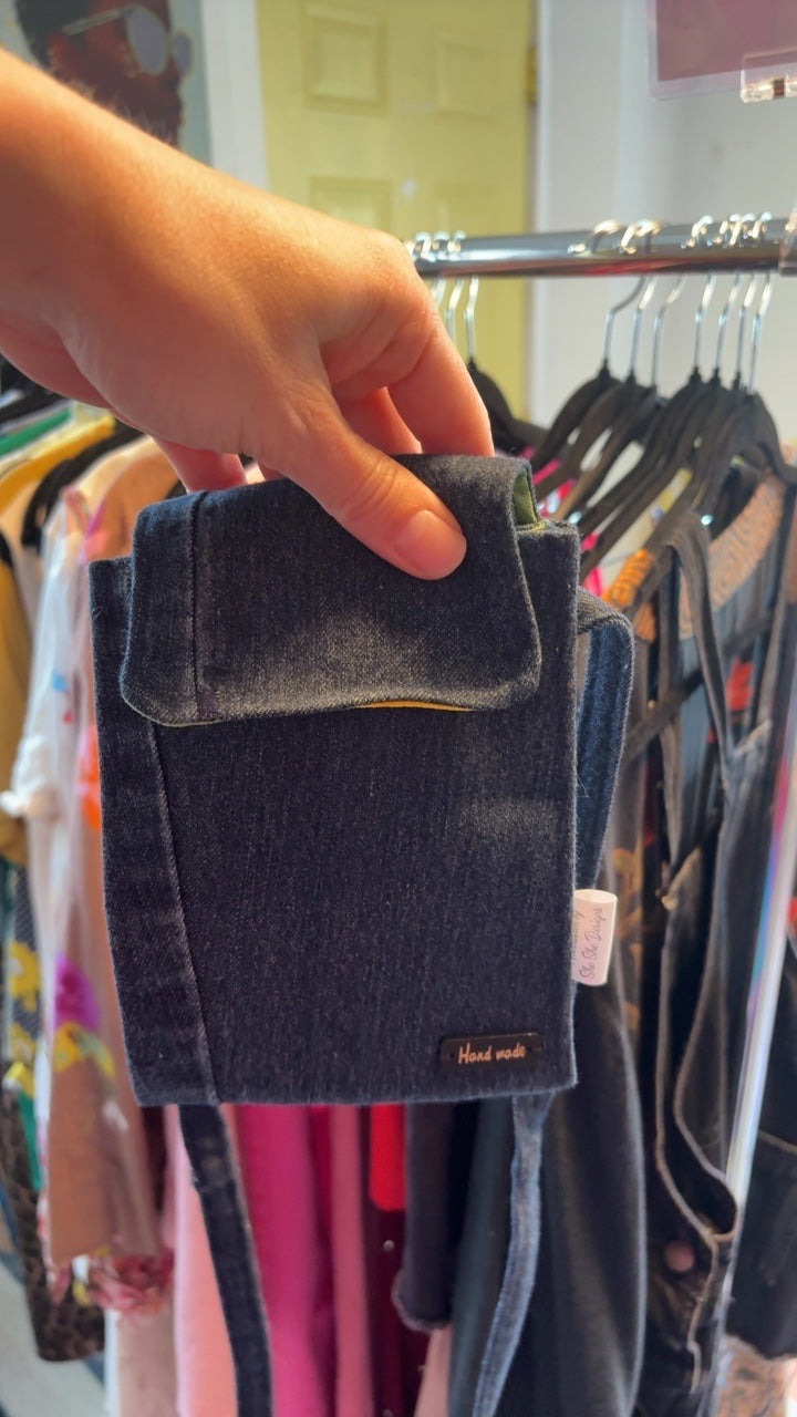 She She Designs Crossbody Denim Bag