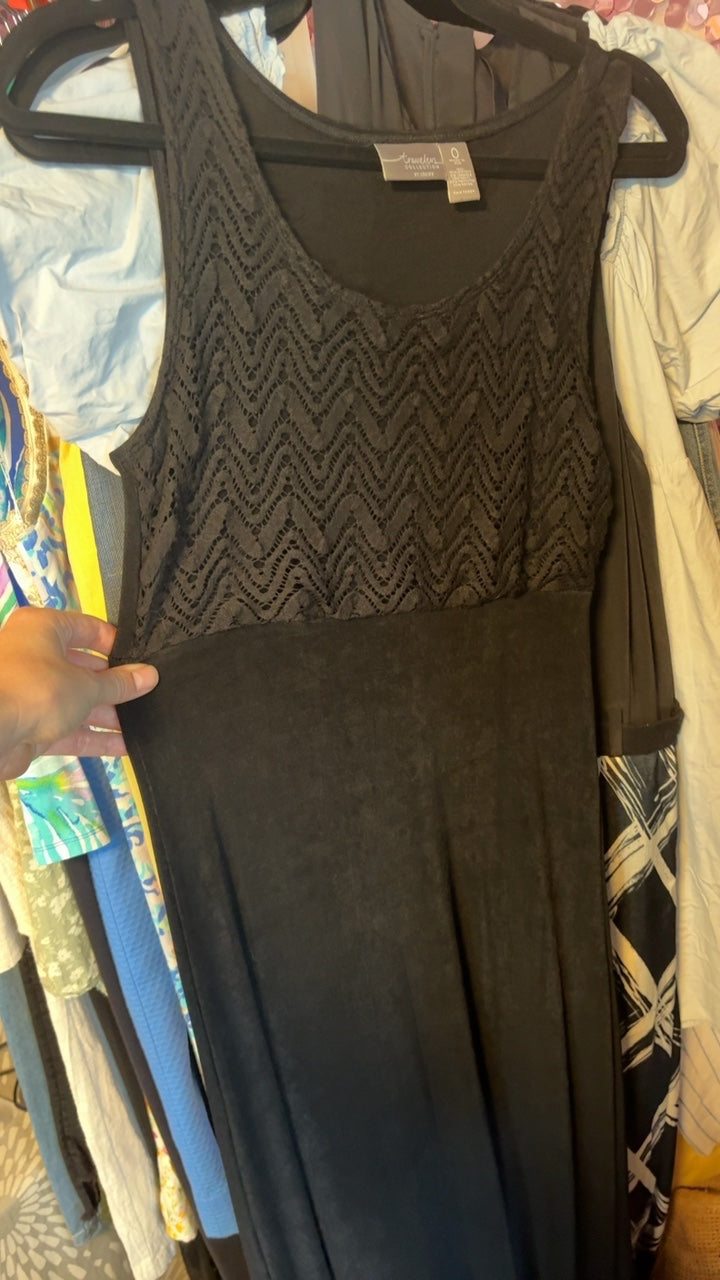 Chicos Maxi Dress in Black / Size: S/Chicos 0