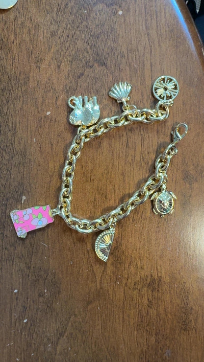 Lilly Pulitzer Oh Shift Charm Bracelet