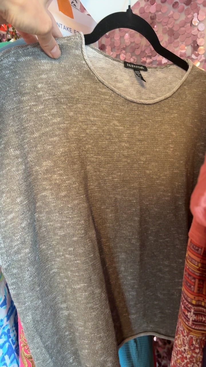 Eileen Fisher Knit Box Top / Size: M