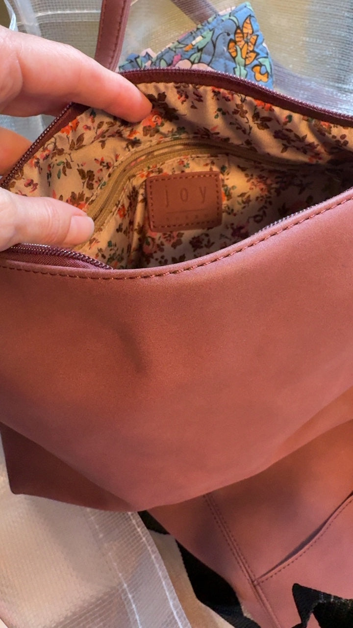 Joy Susan 2-in-1 Hobo + Crossbody Bag