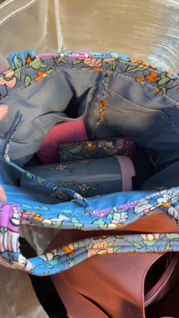 Vera Bradley East West Tote Set