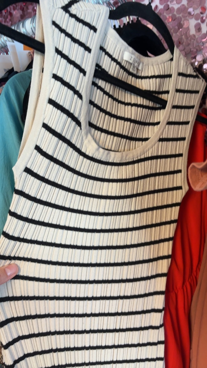 Z supply Striped Stretch Dress / Size: XS