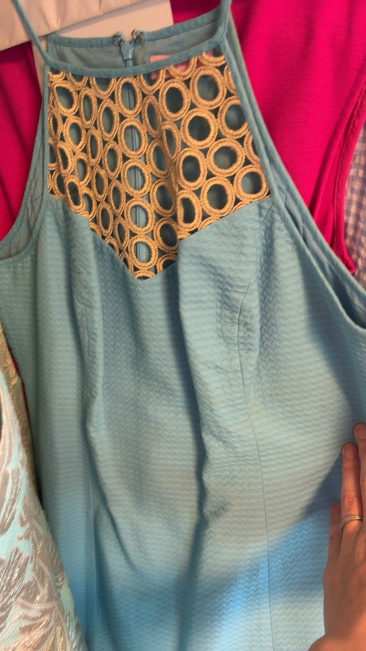 Lilly Pulitzer Larina Shift Dress in Blue / Size: S