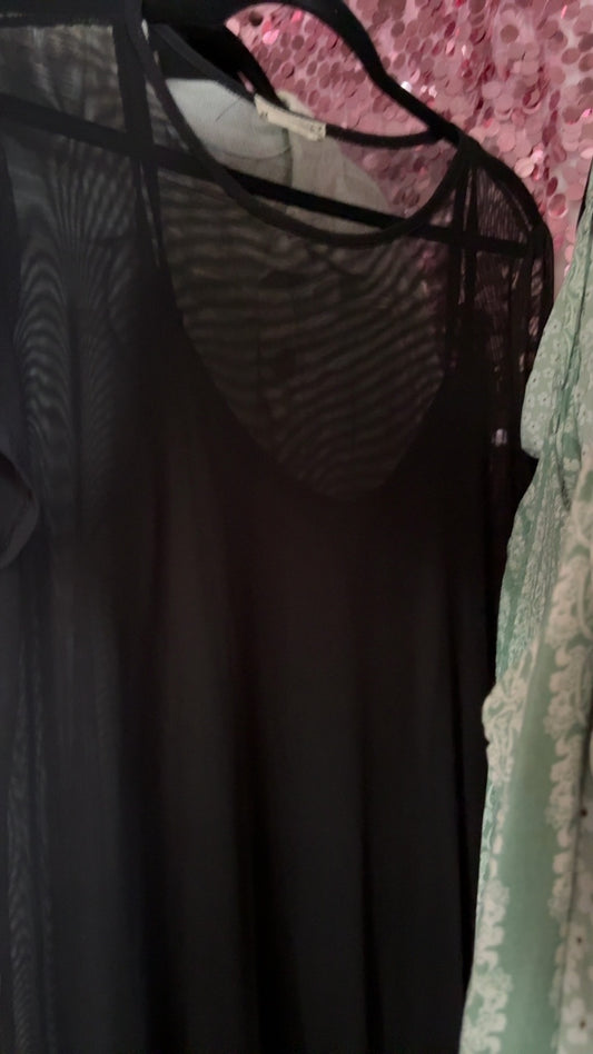 Forever Rose Sheer Dress / Size: XXL