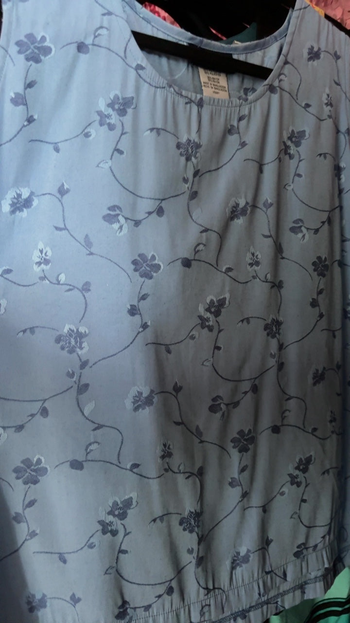 VINTAGE Susan Gail Sleeveless Floral Tank / Size: 16/XL