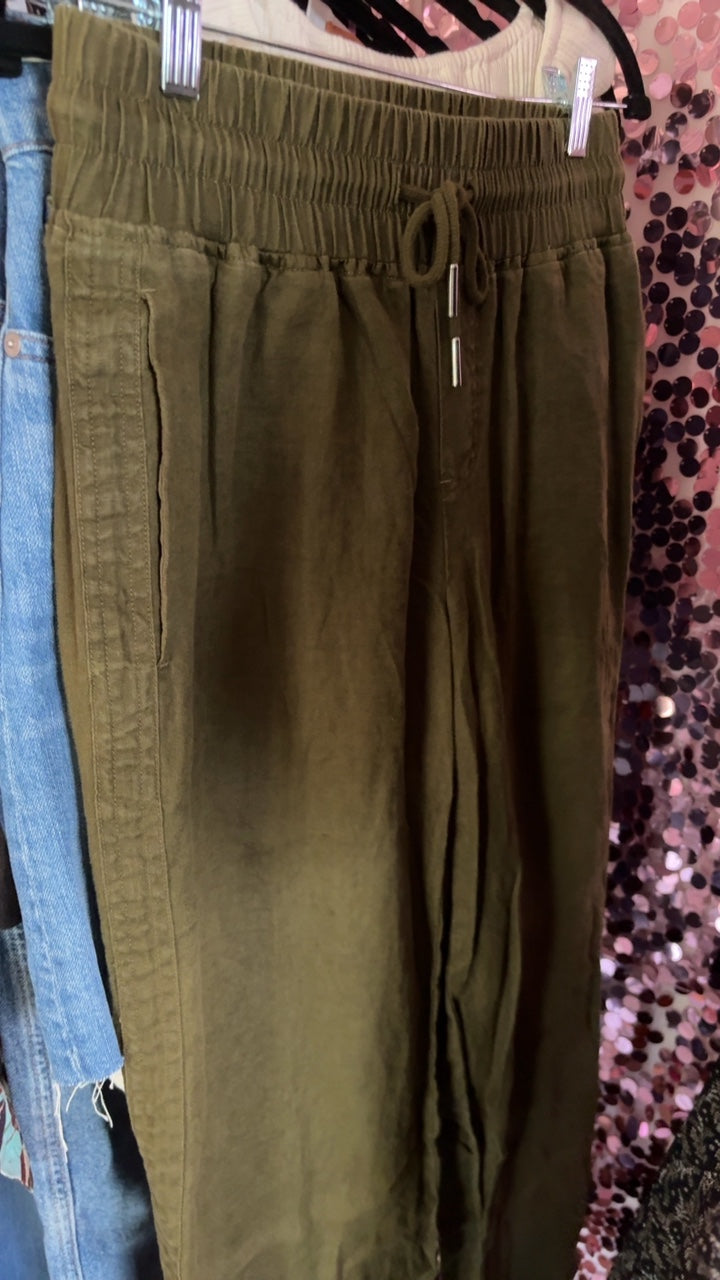 Quince Linen Tie Pants / Size: S