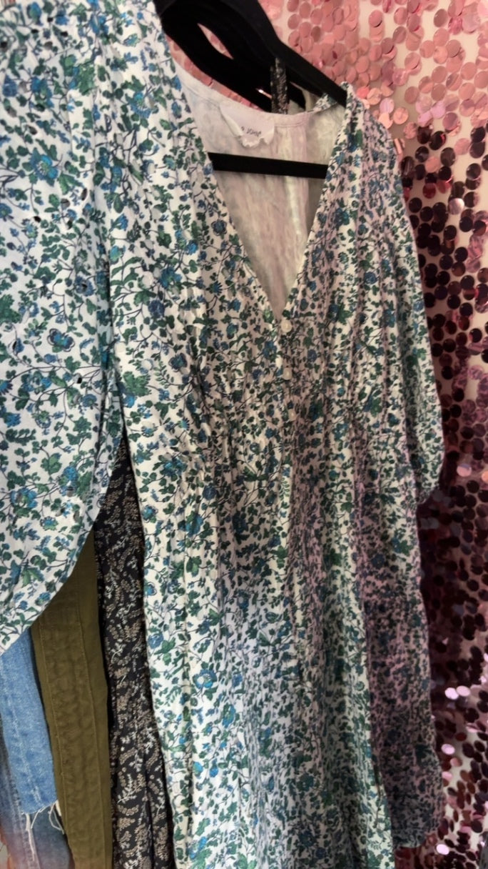 Dear John Floral Mini Dress / Size: S