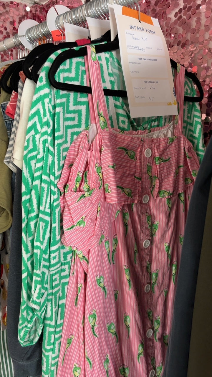 Crown & Ivy Parrot Dress / Size: XXL