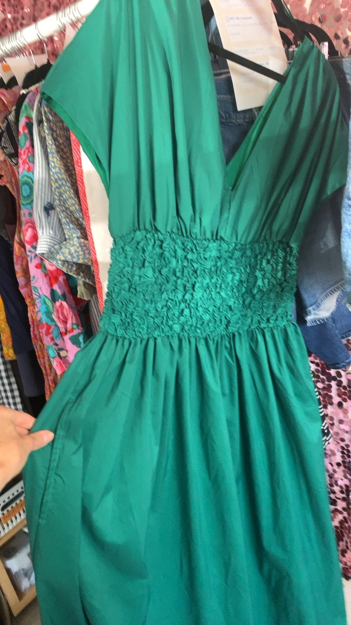 Bucket List rouche waist Dress / Size: L