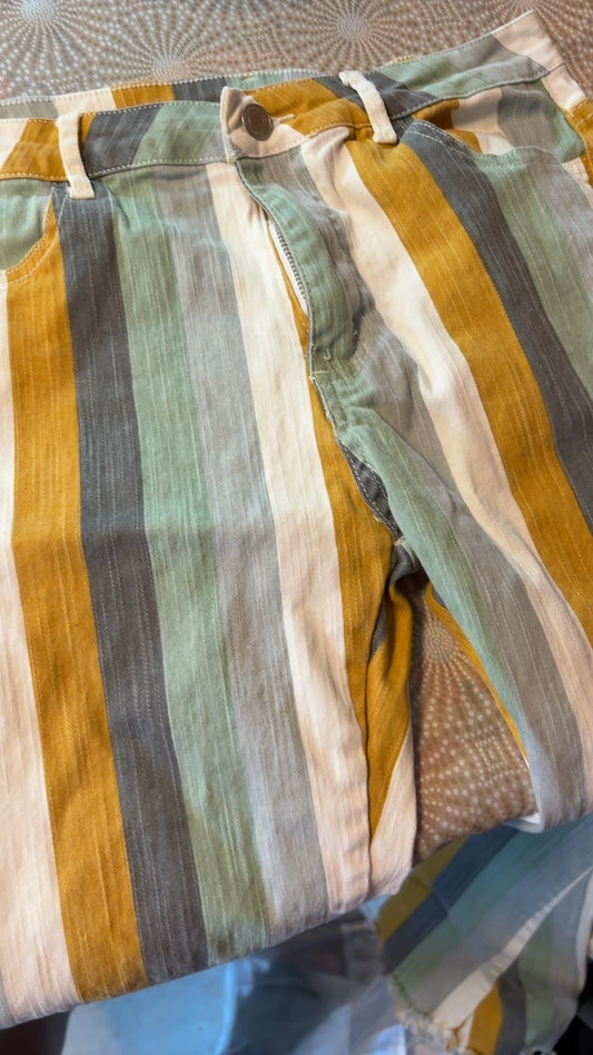 Altard State Stripe Flare Pants / Size: Fits like M