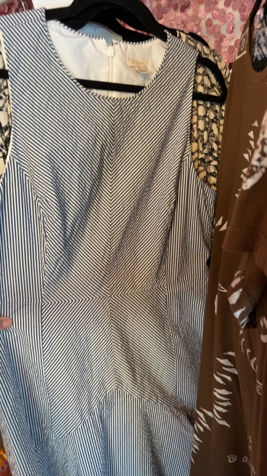 J. Crew Searsucker Dress / Size: 8/M