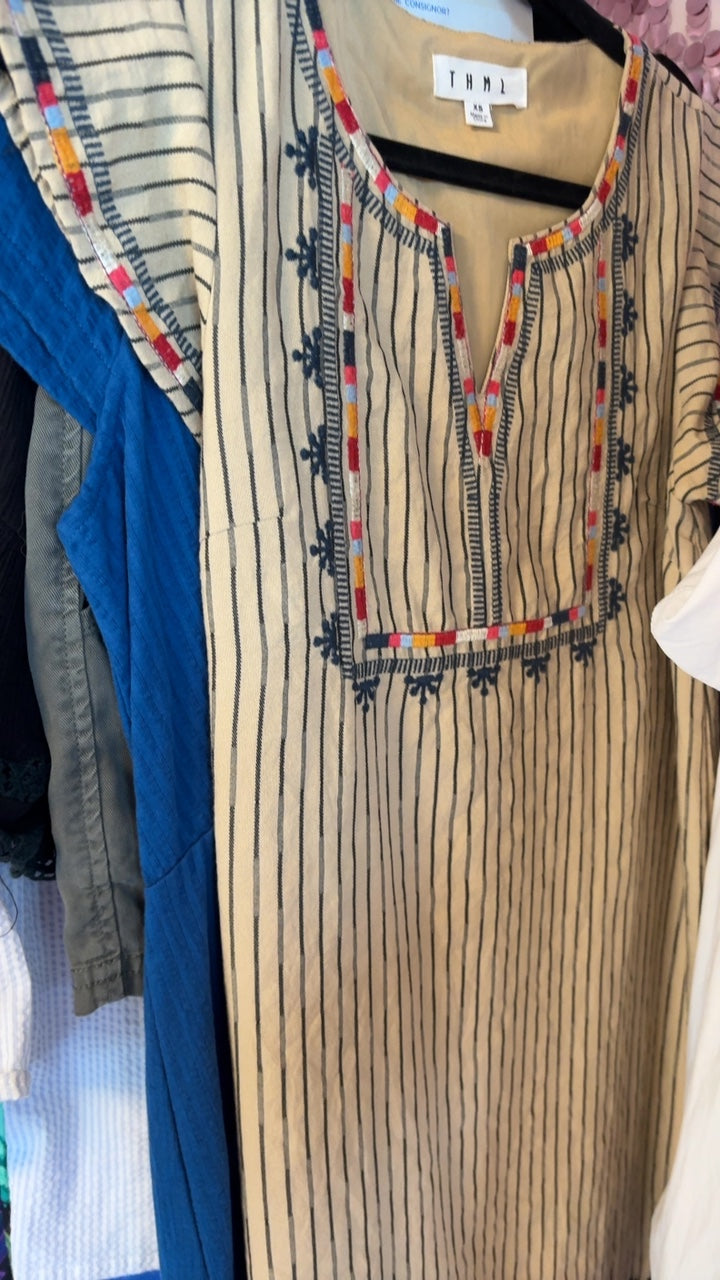 THML Embroidered Dress / Size: XS