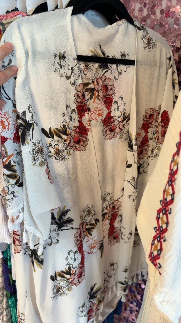 Floral Duster / Size: M/L